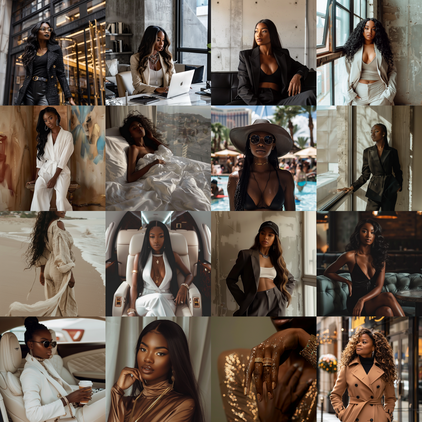 300 Melanin Luxe Stock Photos