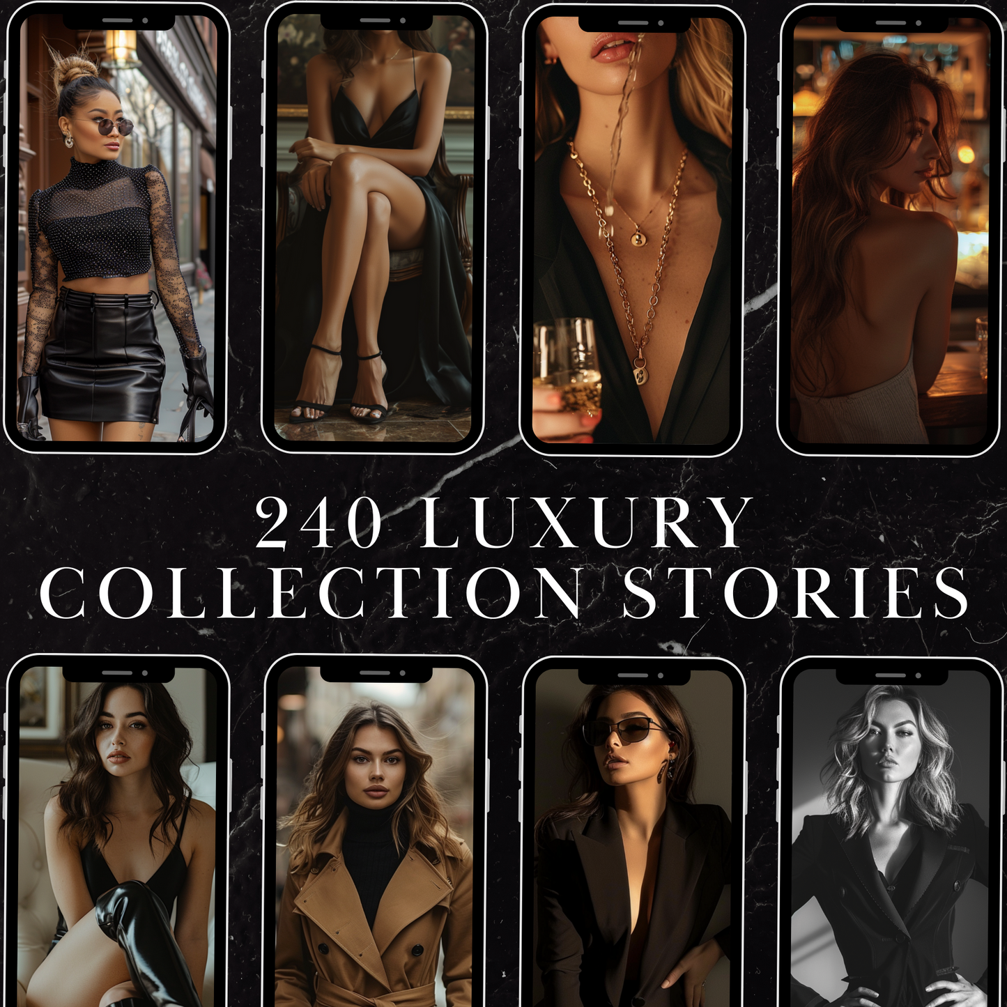 60 Blazer & Heels Boss Babe Faceless Videos PLUS 240 Luxury Digital Marketing Images