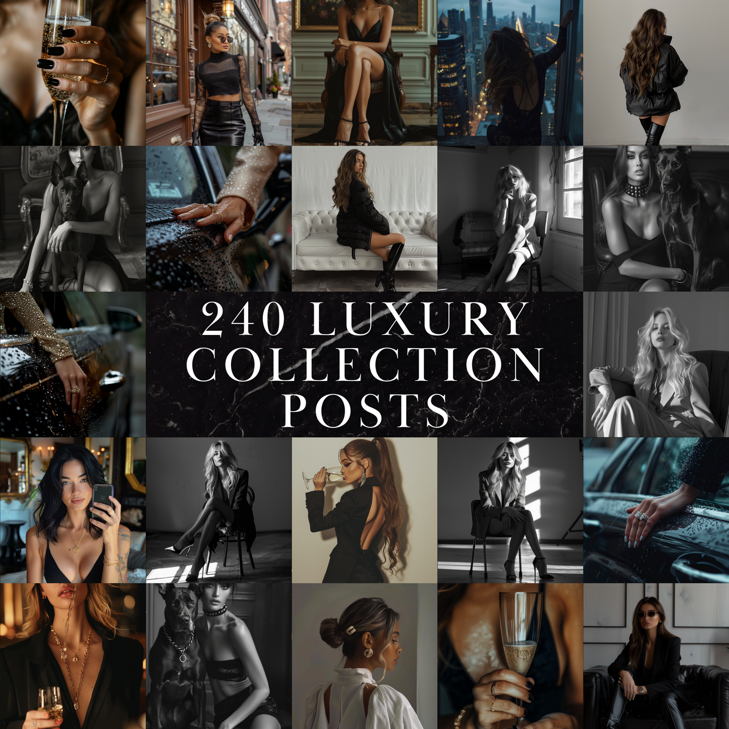 60 Blazer & Heels Boss Babe Faceless Videos PLUS 240 Luxury Digital Marketing Images