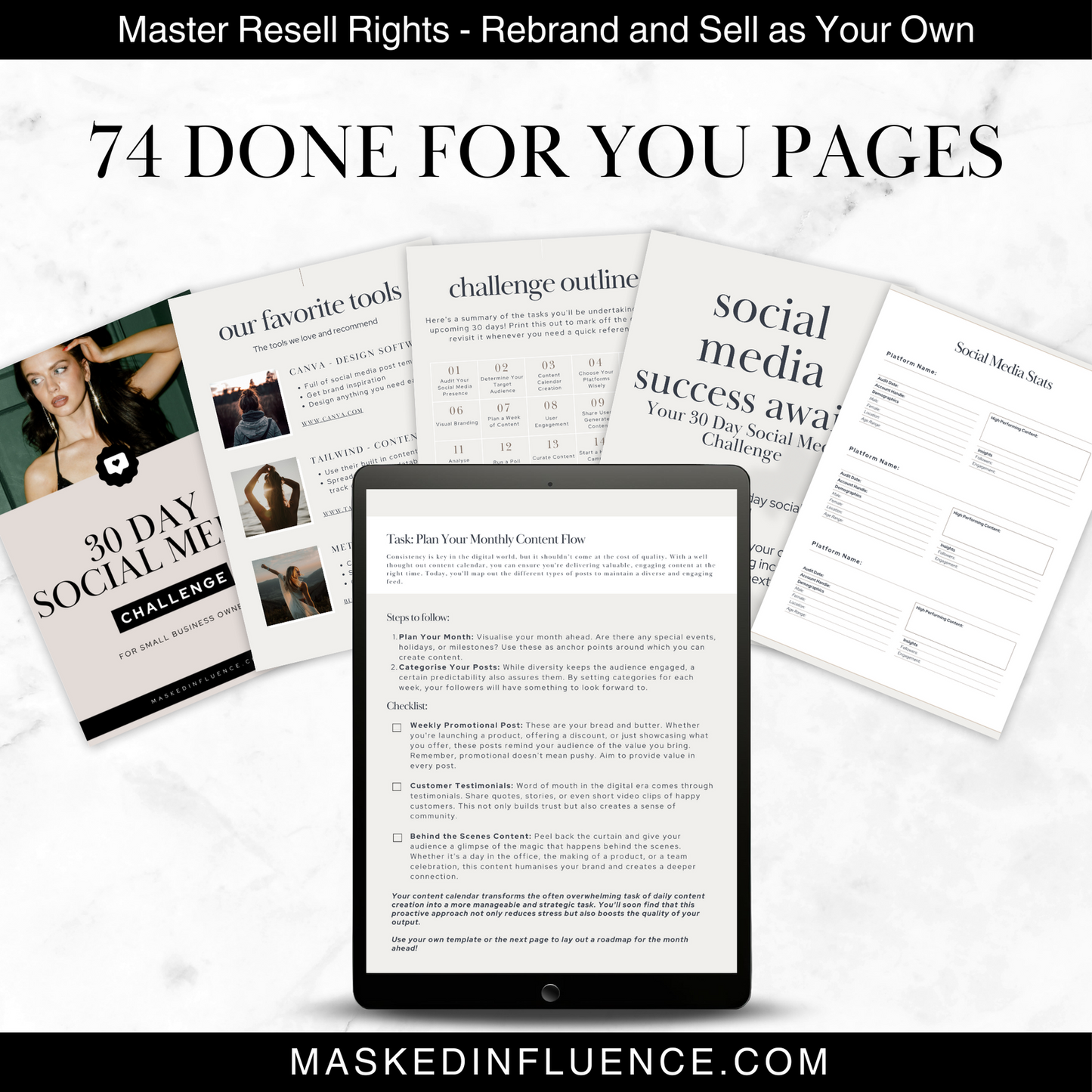 30 Day Social Media Challenge