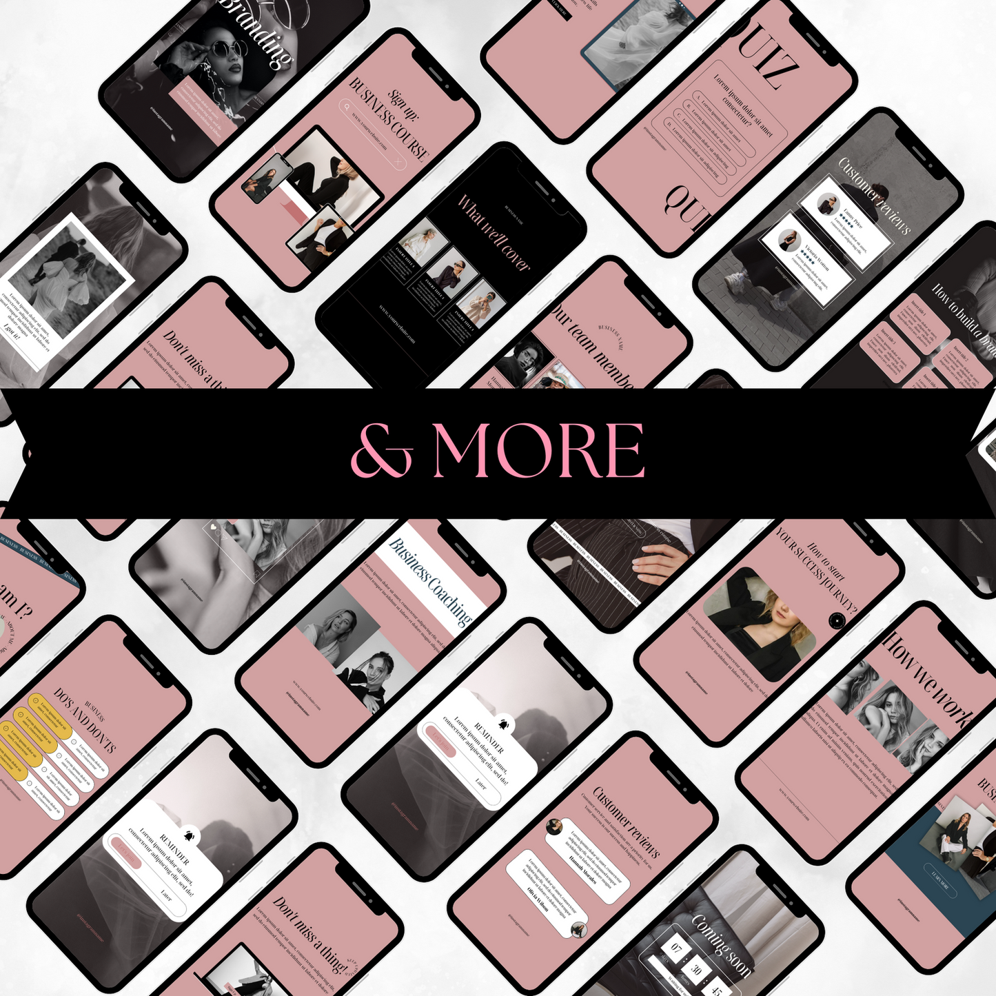 100 Aesthetic Faceless Reels & 500+ Instagram Templates