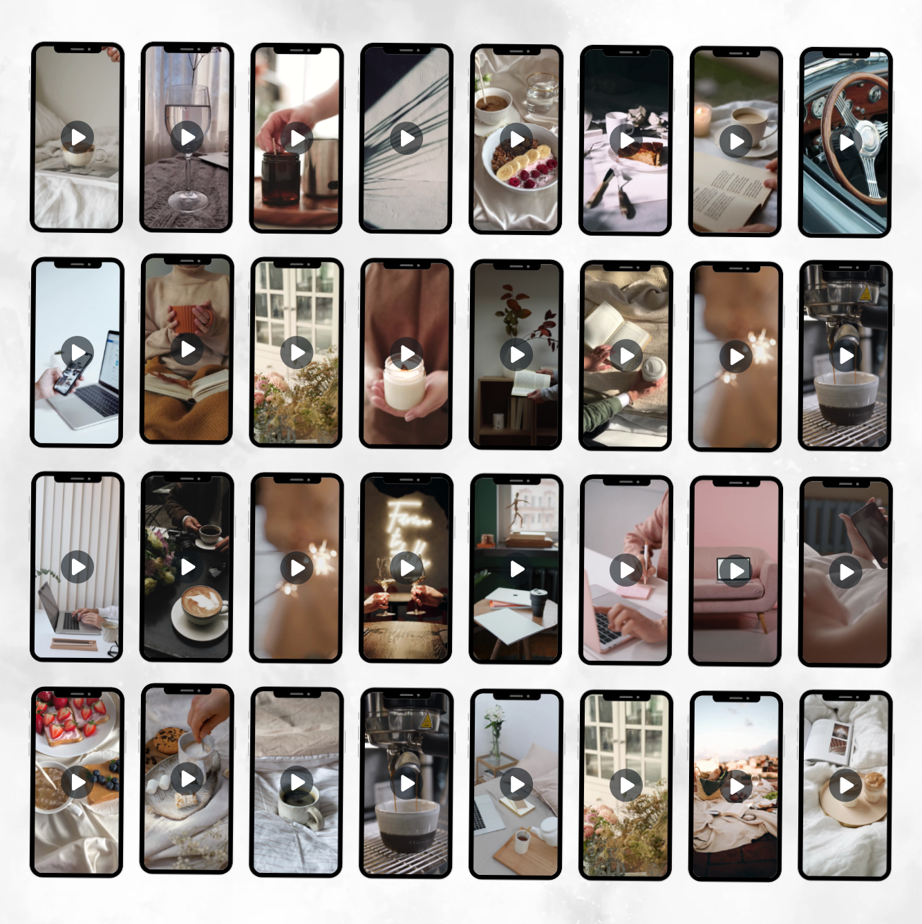 100 Aesthetic Faceless Reels & 500+ Instagram Templates