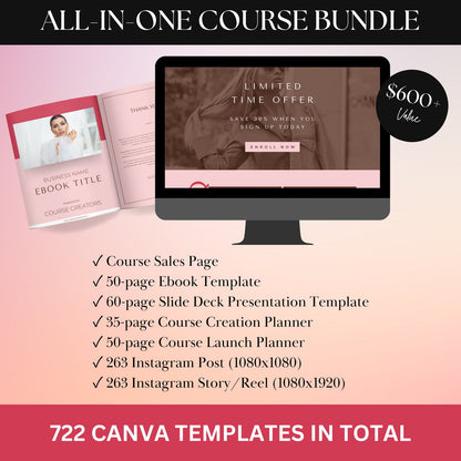 Course Creator Bundle (Pink Berry)