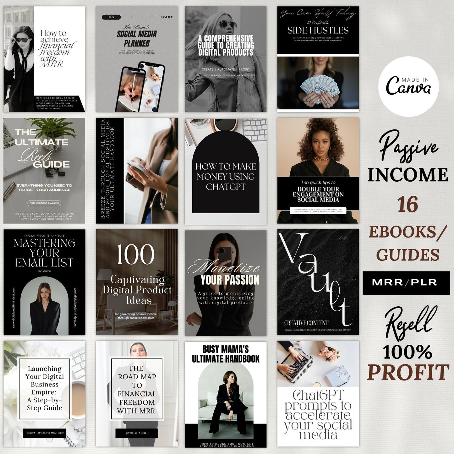 The Ultimate Digital Resell Vault w/ Faceless Reels, 500+ Instagram Templates & Social Media Planner