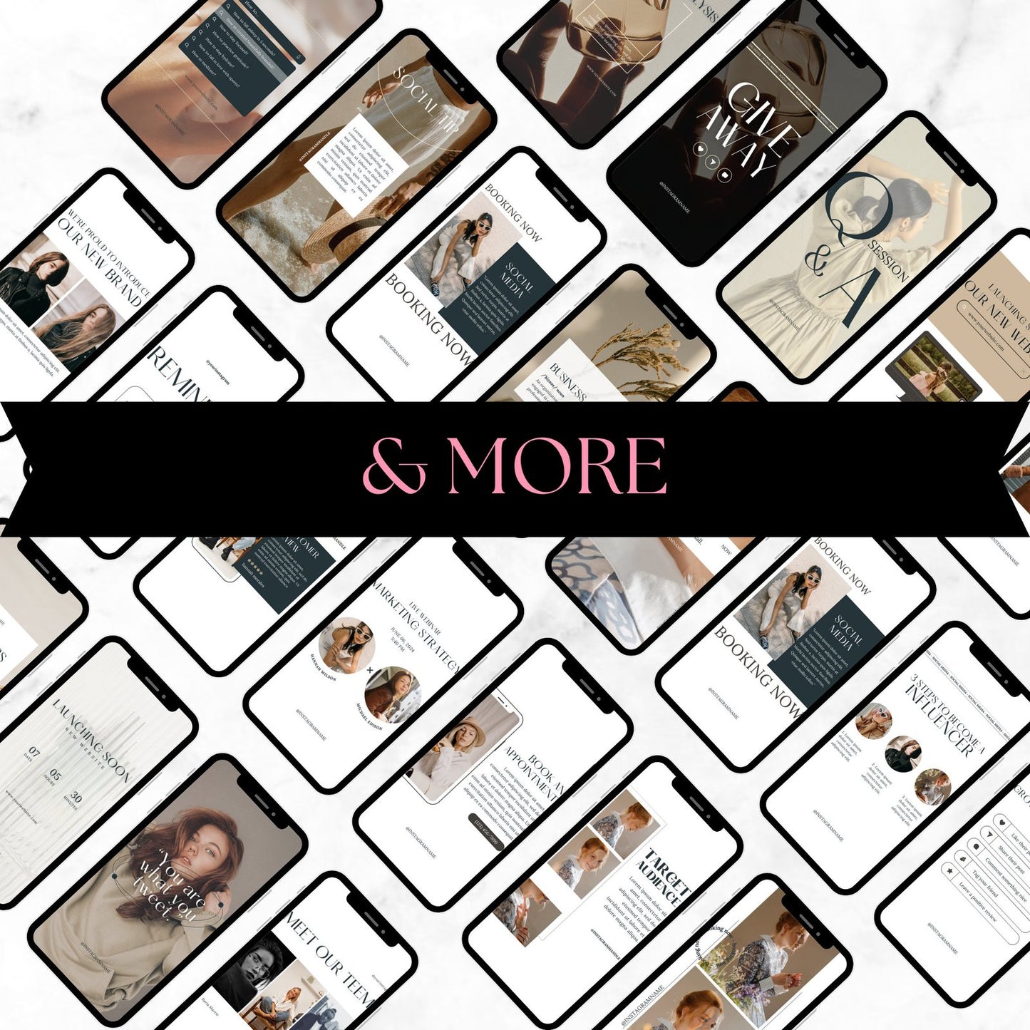 1600+ Instagram Post & Story Template Bundle